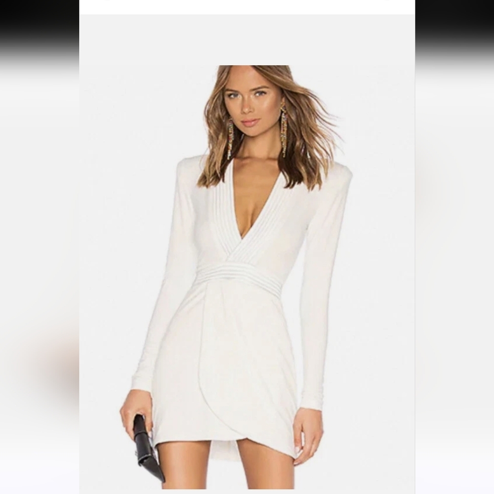 Zhivago White Long Sleeve Dress